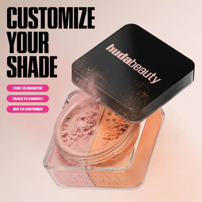 Huda Beauty Easy Bake – Poudre Libre Éclaircissante & Correctrice