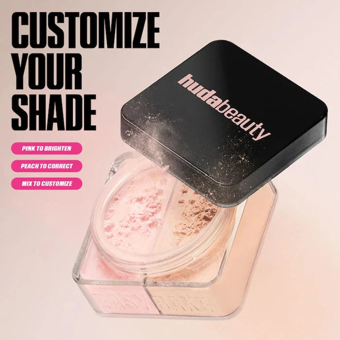 Huda Beauty Easy Bake – Poudre Libre Éclaircissante & Correctrice