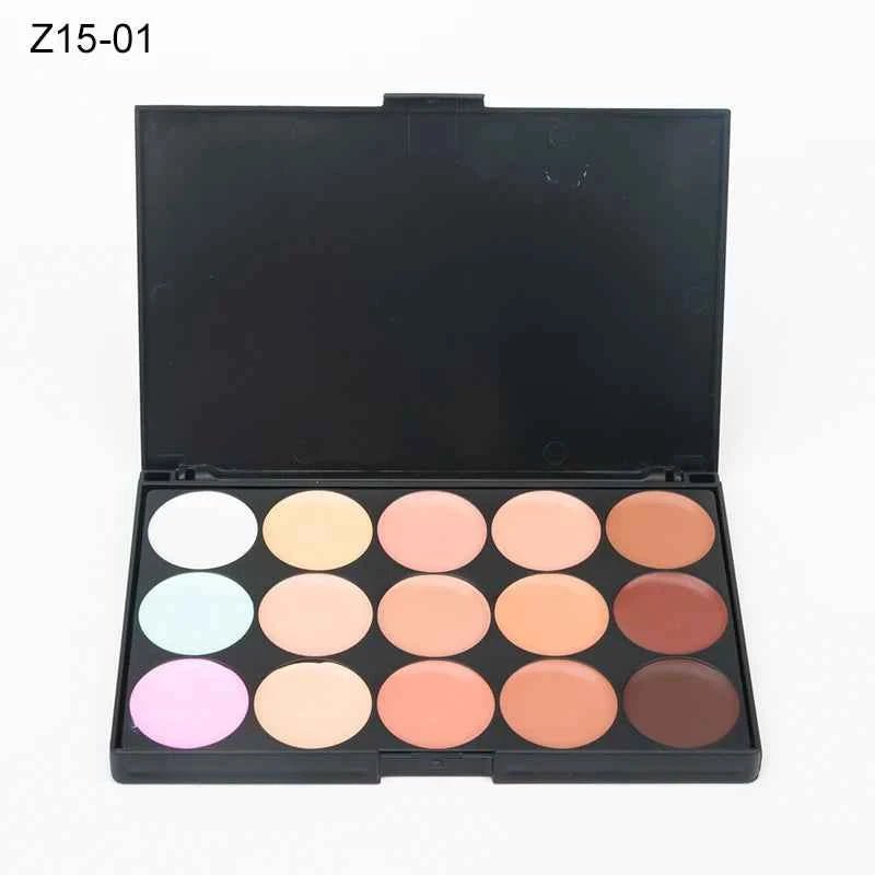 Correcteur de Visage Professionnel – Palette de 15 Teintes pour un Teint Parfait - SKINOVA